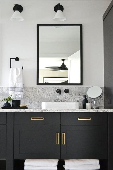 Black Bathroom Cabinets Ideas