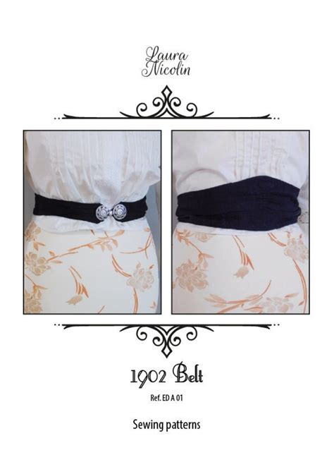 1902 Edwardian Belt Edwardian Shirt Edwardian Patterns 1900s Fashion