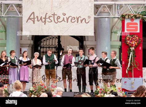Graz/Austria - September 2019: annual autumn festival of Styrian folk