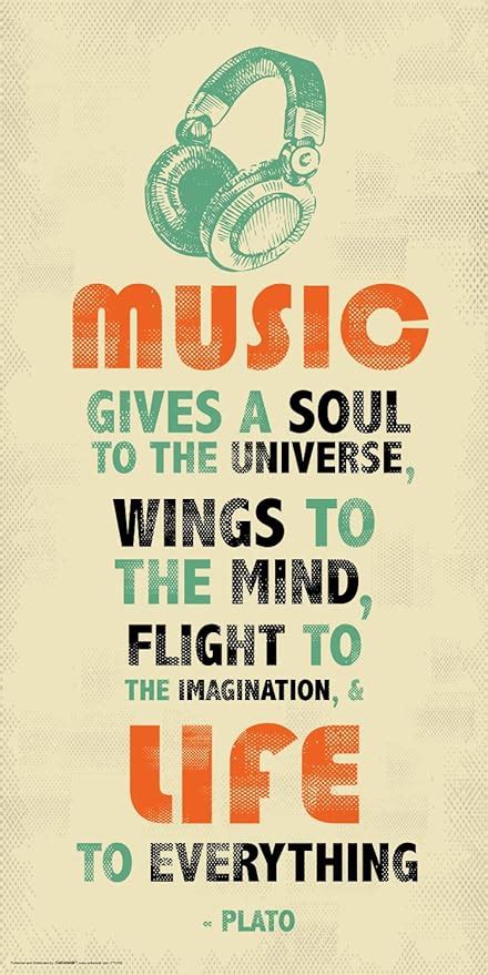 Culturenik Plato Music Inspirational Motivational Quote