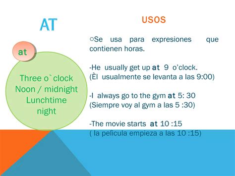 Preposiciones De Tiempo En Ingles Ppt