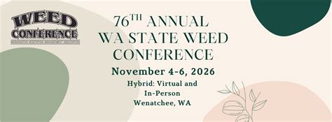 Washington State Weed Conference