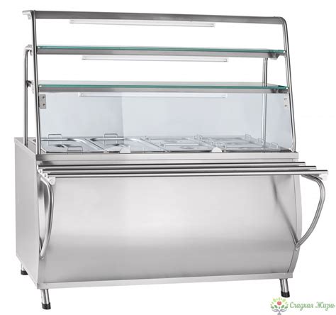 Мармит 2-х блюд ЭМК-70Т-01 паровой (3 полки, подсветка,с ...