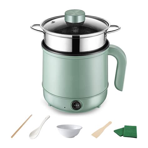 Electric Hot Pot Mini Multi Function Rice Cooker 1 7L Non Stick