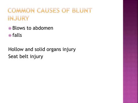 Abdominal Injury Ppt