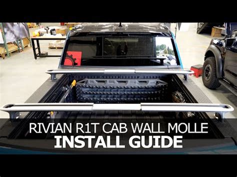 Rivian R1T Cab Wall MOLLE Panel Install Guide BuiltRight Industries