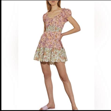 Anthropologie Womens Pink Dress Depop