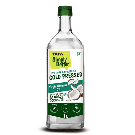 Tata Simply Better Pure And Unrefined Cold Pressed Virgin Coconut Oil