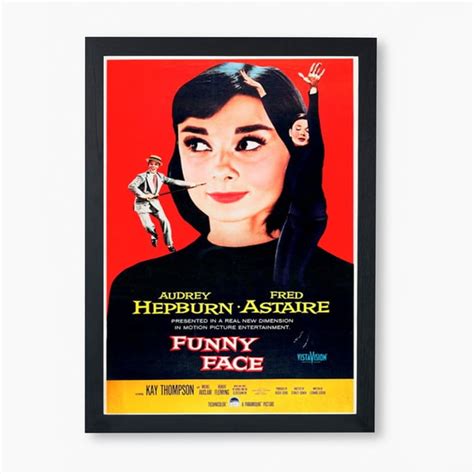 Quadro Decorativo Funny Face Audrey Hepburn X Cm Elo