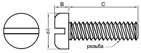 Винты пластиковые с полукруглой шлицевой головкой : Винты и гайки ...