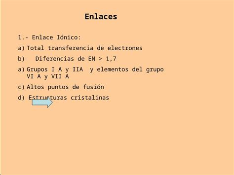 Ppt Enlaces Enlace I Nico A Total Transferencia De Electrones B