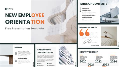 New Employee Orientation Presentation Slides Figma