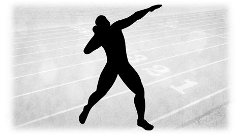Sports Clipart Black Silhouette For Malemanboy Shot Put Etsy