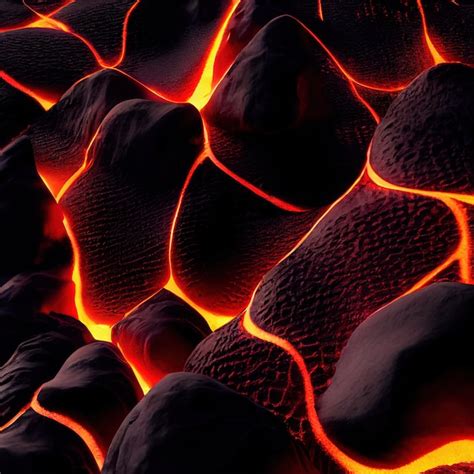 Premium Photo Hot Lava Background