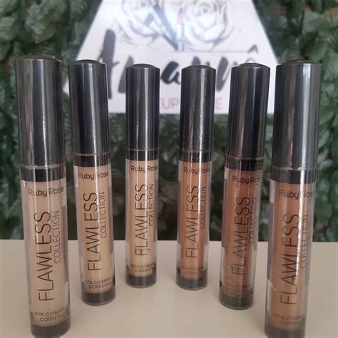 Corretivo Líquido Ruby Rose Cores Lançamento NUDE 3 Shopee Brasil