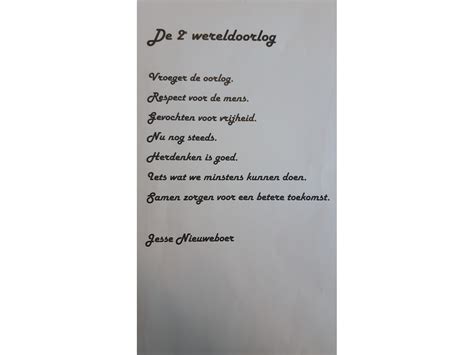 Gedichten 4 Mei Herdenking Groep 8 Kindcentrum De Brug