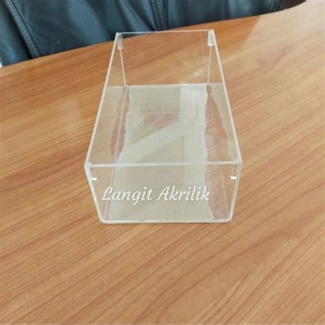 Jual Akrilik Box Tanpa Tutup Akrilik Custom Shopee Indonesia