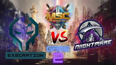 Execration Vs Nightmare Esports Ang Pagbabalik Ni Zapnu Game 2