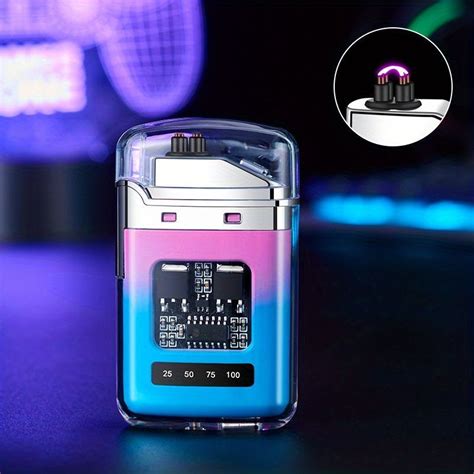 зажигалка электронная,ветрозащитные зажигалки,USB Тип-C зарядка,двойная ...