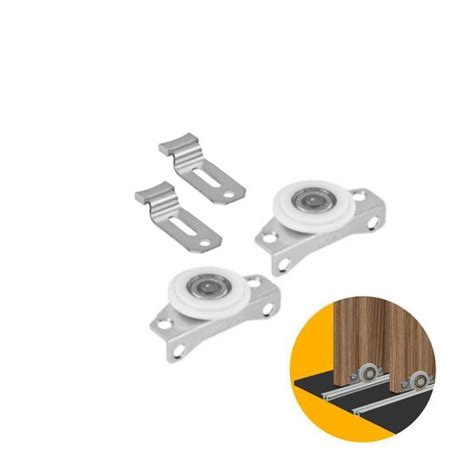 Trilho E Roldana Para Porta De Correr - Roldana Para Porta De Correr Kit Sd-302 Com Rolamento - Fgvtn - Roldana ...