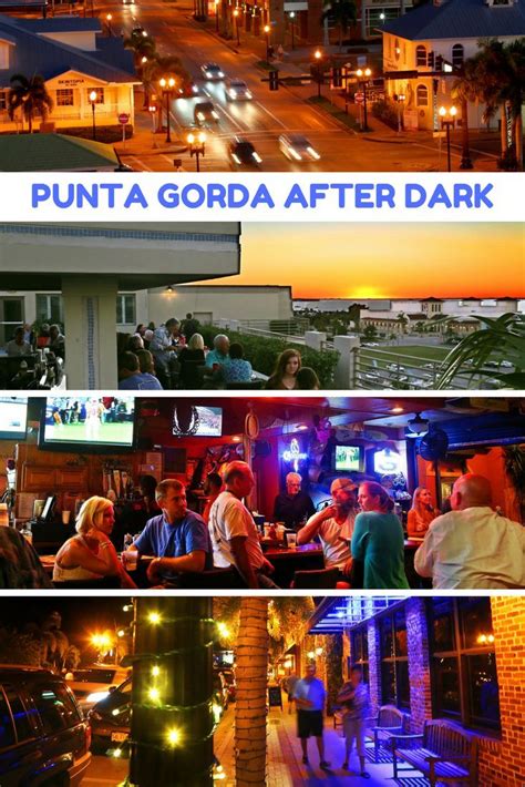 Nighttime Walking Tour Of Downtown Punta Gorda Florida