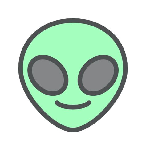 alien science technology icons