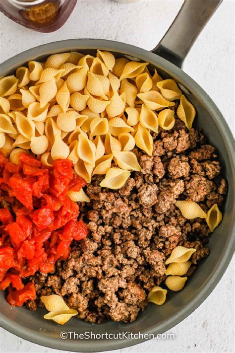 Cheesy Ground Beef Pasta (In One Pot!) - The Shortcut Kitchen