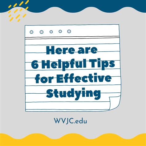 study tips  students wvjc june