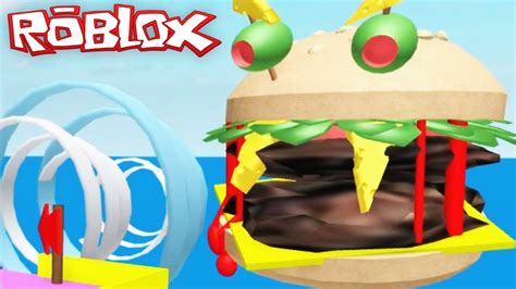 Roblox Adventures / Escape a Giant Burger Obby / Hot Dog in a ...