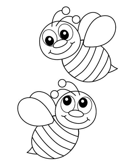 Coloring Pages Bumblebee Insect & coloring book.