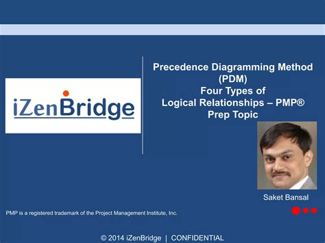 PMP : Precedence Diagram Method : Relationship Types | iZenBridge | PDF