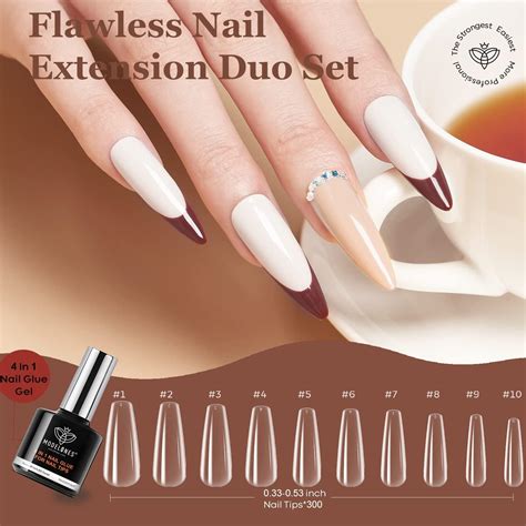 Modelones Color Gel Nail Polish Kit With Uv Light Dryer Nude Skin Tones Glossy Matte