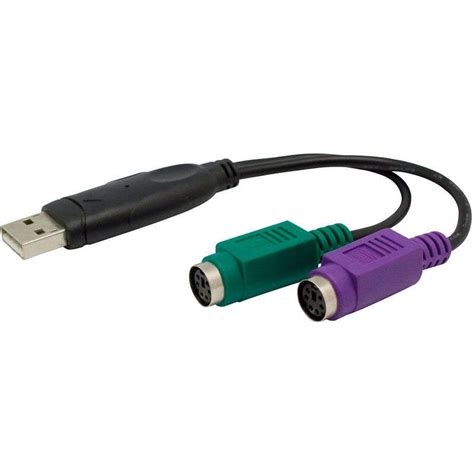 Купить Адаптер USB - 2xPS/2 (для подключения PS/2 клавиатуры и мыши к ...