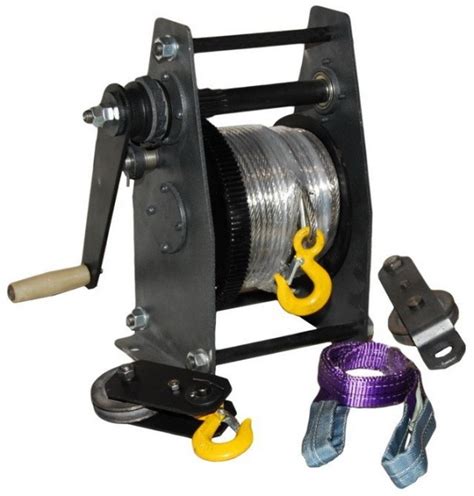 Требуется легкая лебедка для подъема грузов с большой длиной каната?