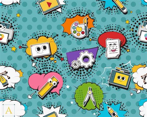 premium vector vector flat seamless texture pattern hand drawn