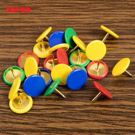 Paku Payung Warna Paku Mading Color Push Pin Joyko CTT 10 Lazada