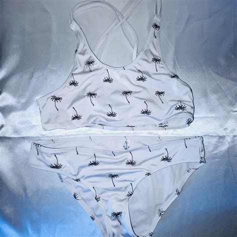 Urban Outfitters Bikini Size Medium Silver Depop