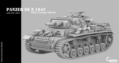 Panzer Iii N Early Prod 1942 Dak Europe Winter By Counlane Models