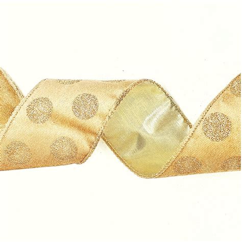 Fita Natalina Bolinhas Cor De Nude Cromus Natal Unidade Rizzo Rizzo Embalagens