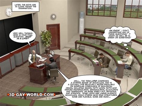 Cunning Student D Gay Comics Male Hentai Cartoons Anime Gay Porn