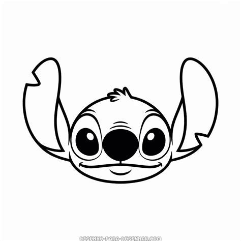 Desenho Do Stitch Só A Cabeça