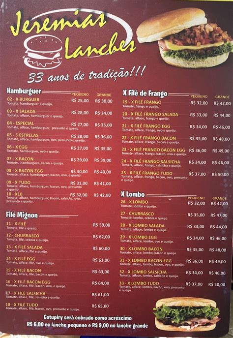 Jeremias Lanches - Jeremias Lanches | Mogi Guaçu SP