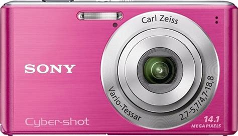 Best Buy Sony Cyber Shot Megapixel Digital Camera Pink Dscw P