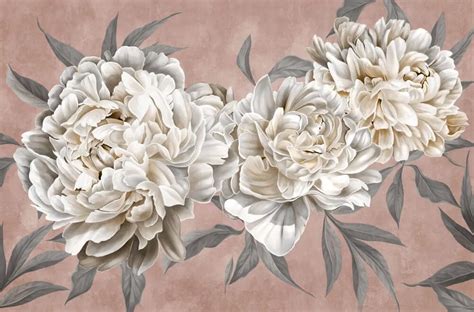 Фото обои пионы на стену - 88 картинок