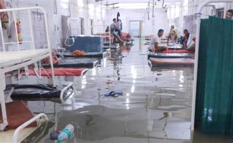 Jail Evacuated Hospital Flooded After Heavy Rain In Uttar Pradesh Bihar