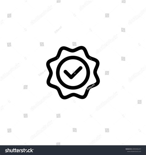 Award Incomplete Line Art Icon Template Stock Vector Royalty Free