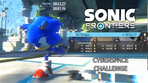 Sonic Frontiers Dlc Cyberspace Challenge All Islands S Rank