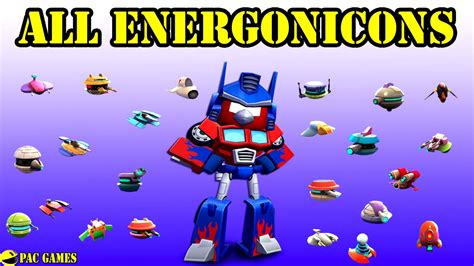 Angry Birds Transformers ALL ENERGONICONS Unlocked YouTube