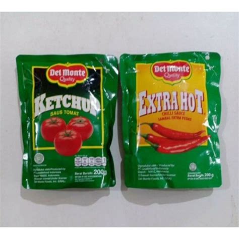 Jual Saus Saos Tomat Tomato Sambal Extra Hot Chili Sauce Pedas Del Monte 200 Gram Gr Halal