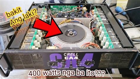 Crell Ca Power Amplifier W Lang Diko Akalain Ganito Ang Laman